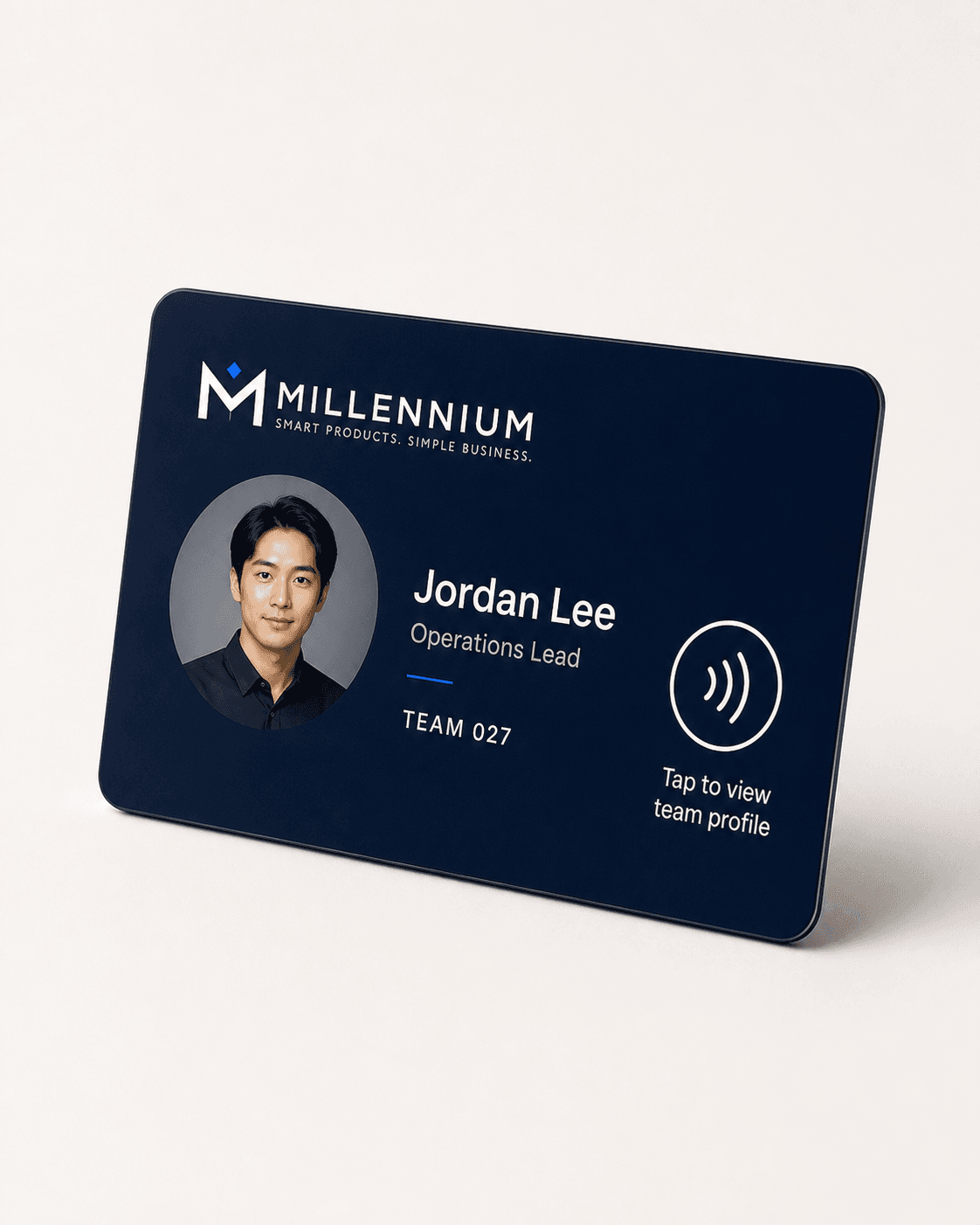 Team Card in its standard Millennium finish